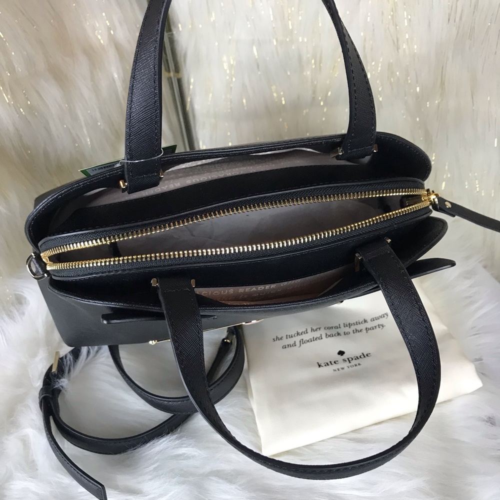 KATE SPADE CAT’S MEOW LOTTIE SATCHEL/CROSSBODY BAG - Picture 4 of 8